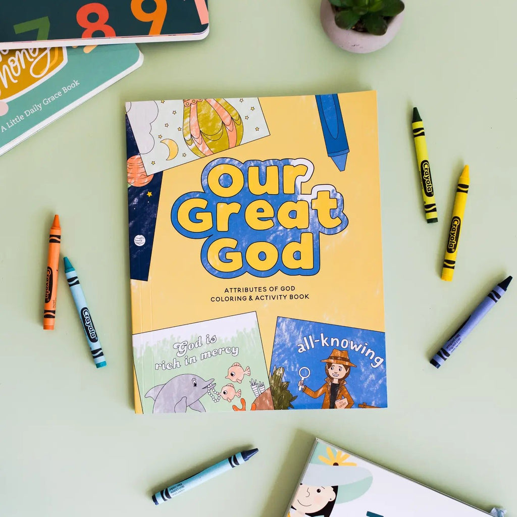 Our Great God - Kids Coloring Book - Yummies Likkle Market
